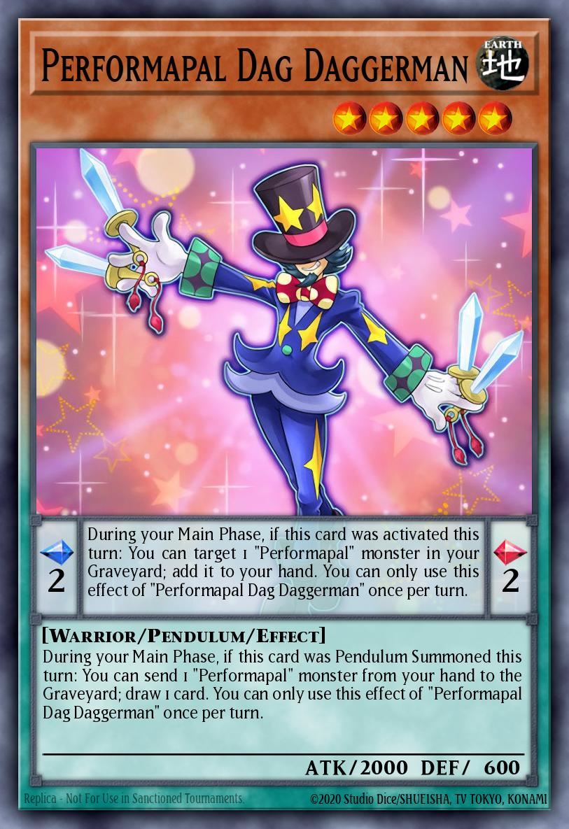 Performapal Dag Daggerman Yu-Gi-Oh card