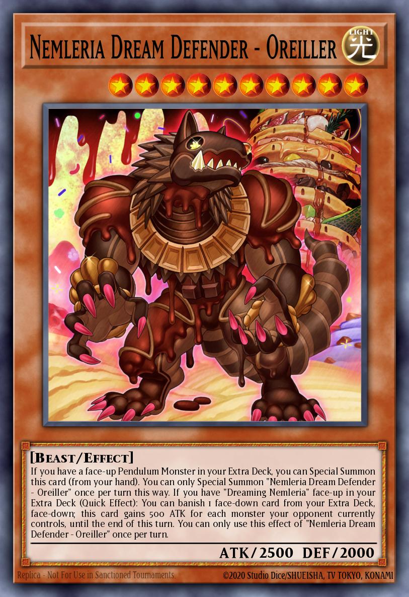 Nemleria Dream Defender - Oreiller Yu-Gi-Oh card