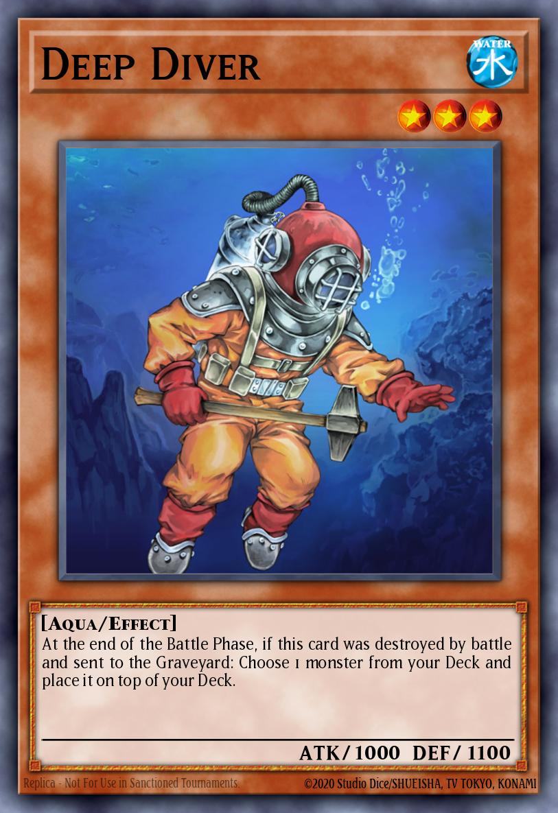 Deep Diver Yu-Gi-Oh card