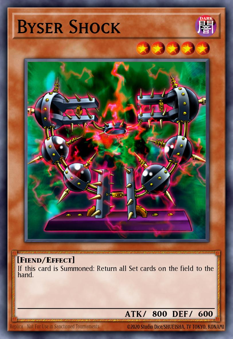 Byser Shock Yu-Gi-Oh card