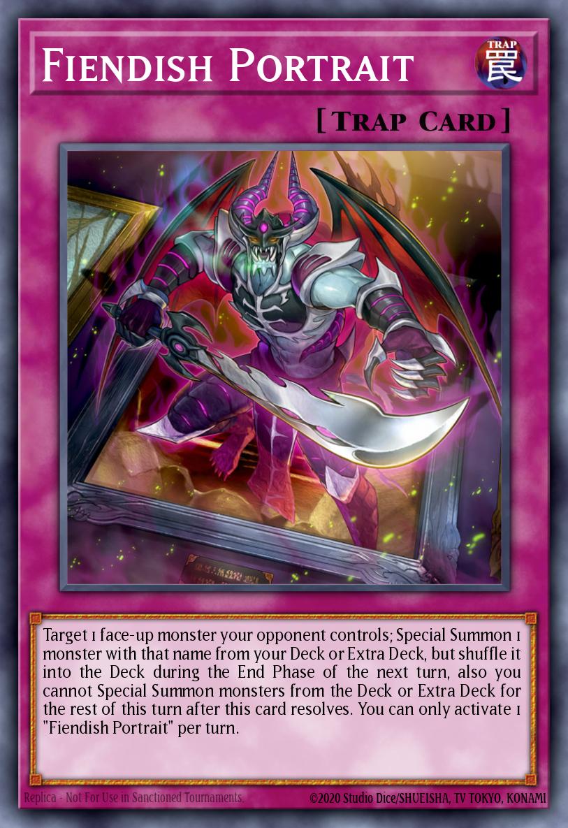 Fiendish Portrait Yu-Gi-Oh card