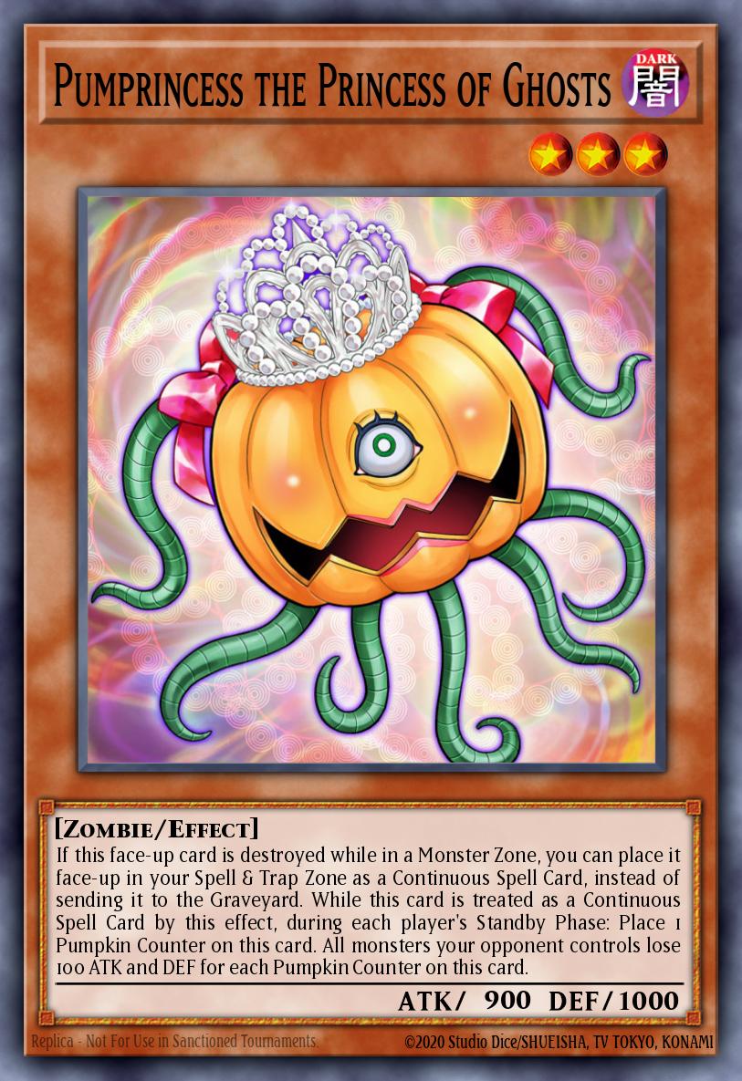 Pumprincess the Princess of Ghosts Yu-Gi-Oh card