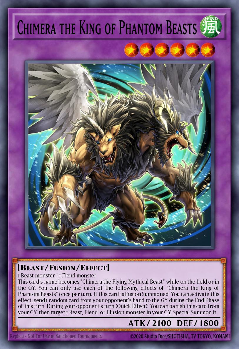 Chimera the King of Phantom Beasts Yu-Gi-Oh card