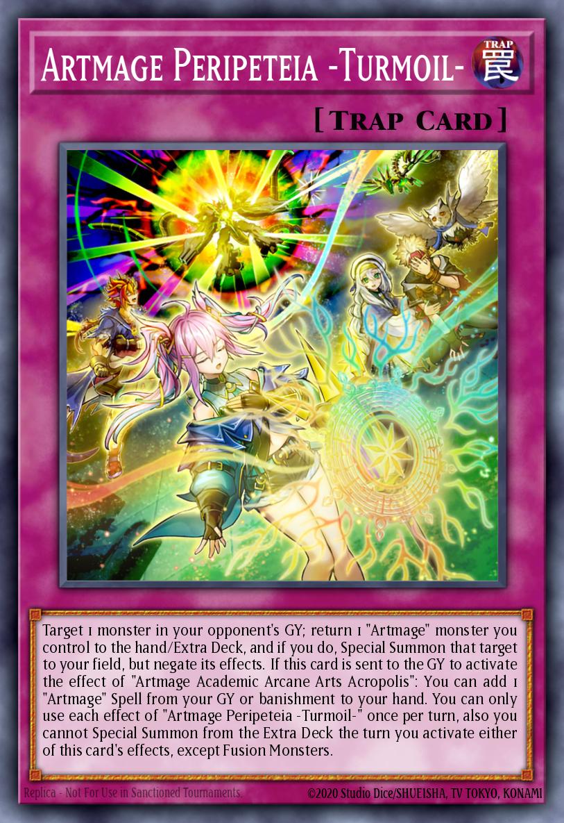 Artmage Peripeteia -Turmoil- Yu-Gi-Oh card