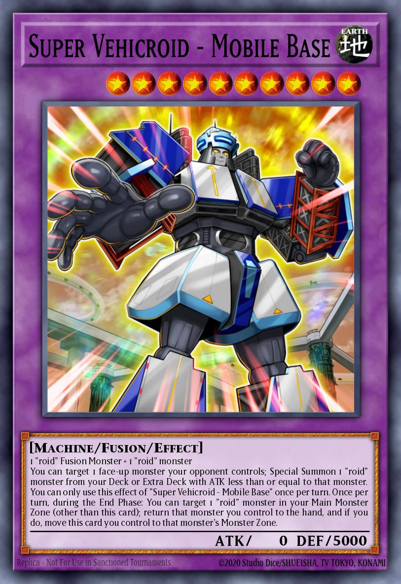 Super Vehicroid - Mobile Base Yu-Gi-Oh card
