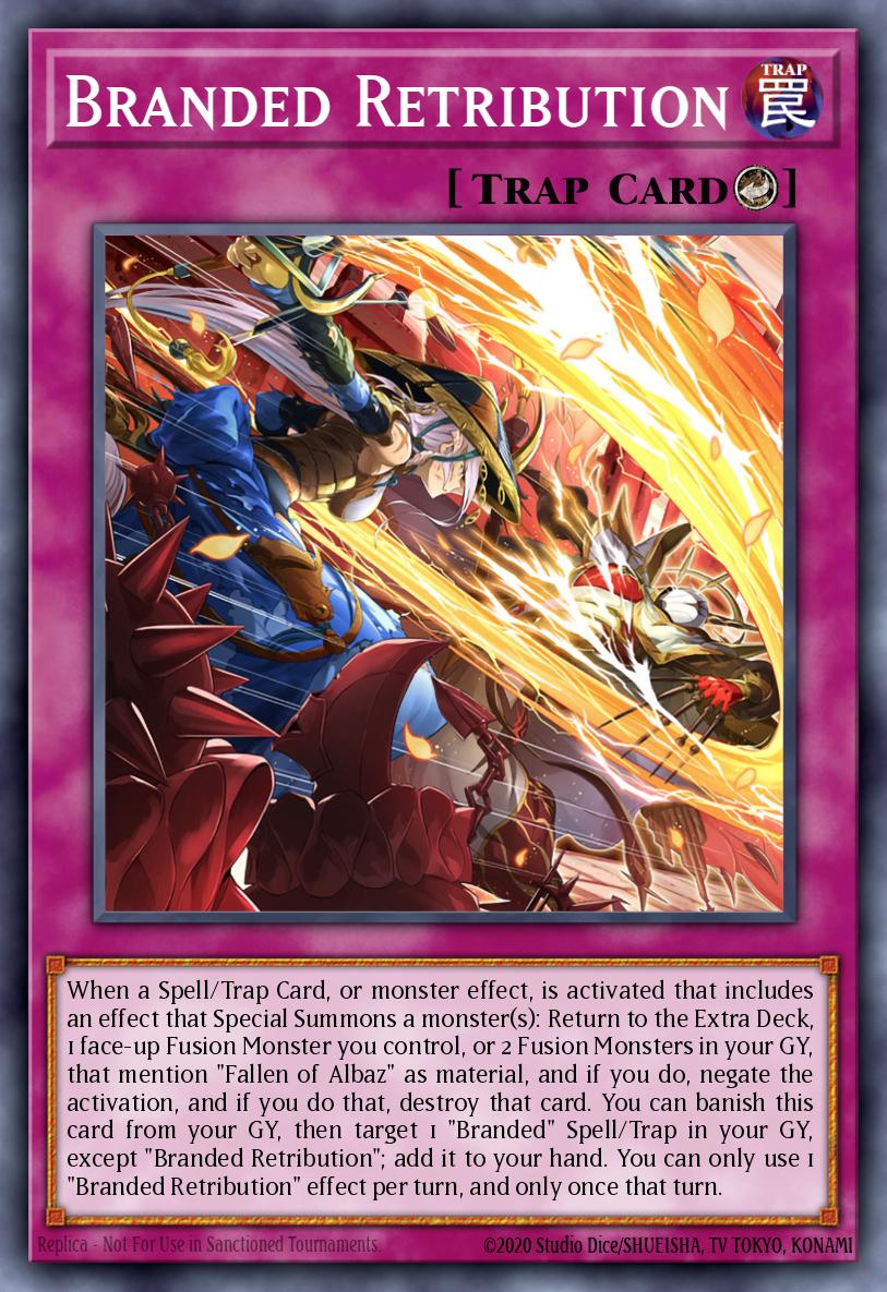 Branded Retribution Yu-Gi-Oh card