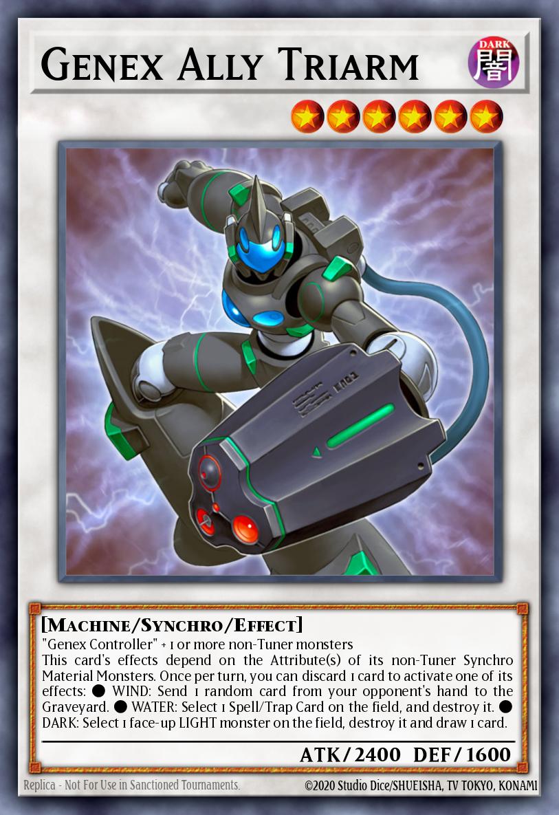 Genex Ally Triarm Yu-Gi-Oh card