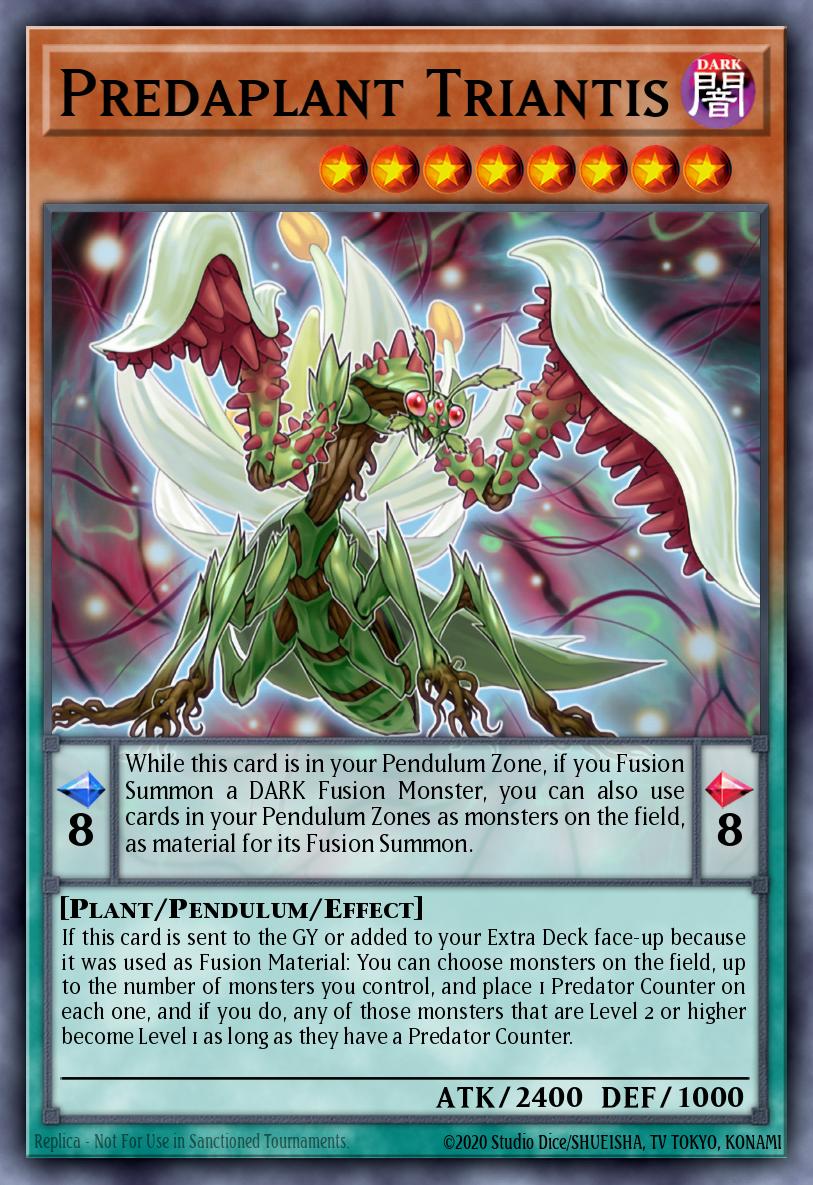 Predaplant Triantis Yu-Gi-Oh card