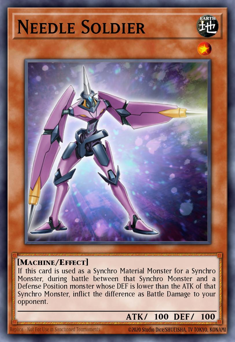Needle Soldier Yu-Gi-Oh card