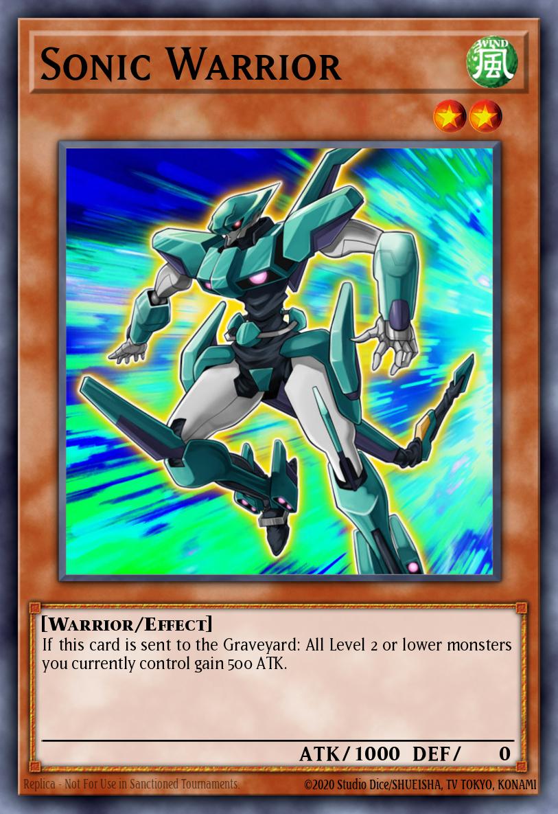 Sonic Warrior Yu-Gi-Oh card