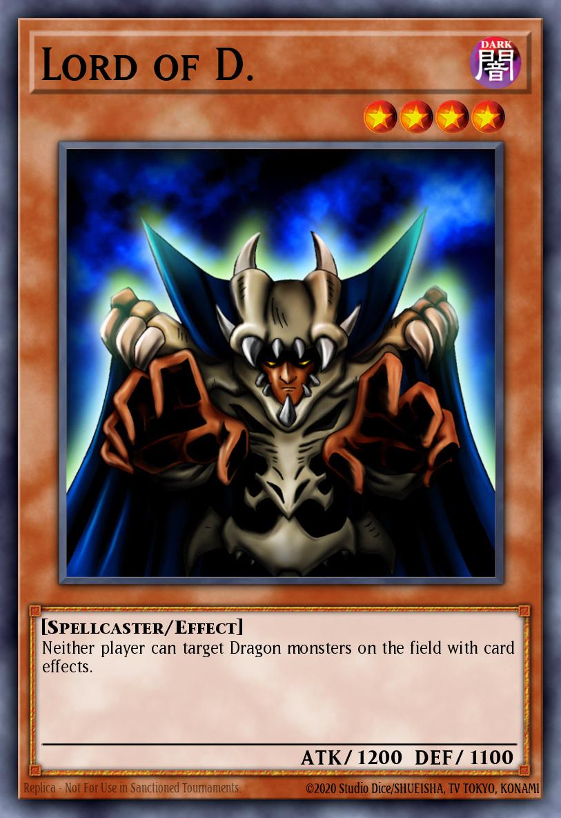 Lord of D. Yu-Gi-Oh card