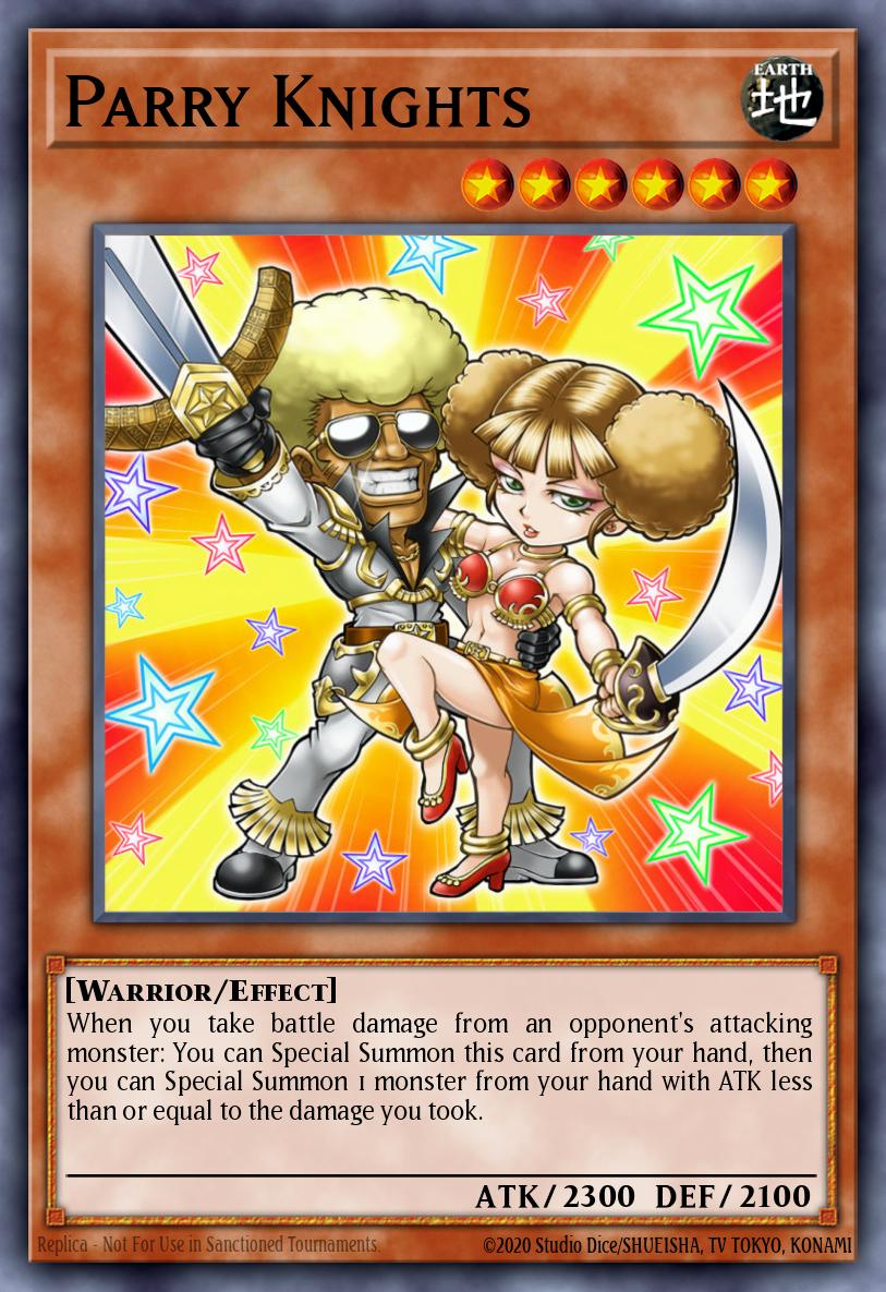 Parry Knights Yu-Gi-Oh card