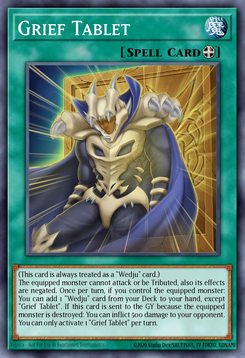 Grief Tablet Yu-Gi-Oh card