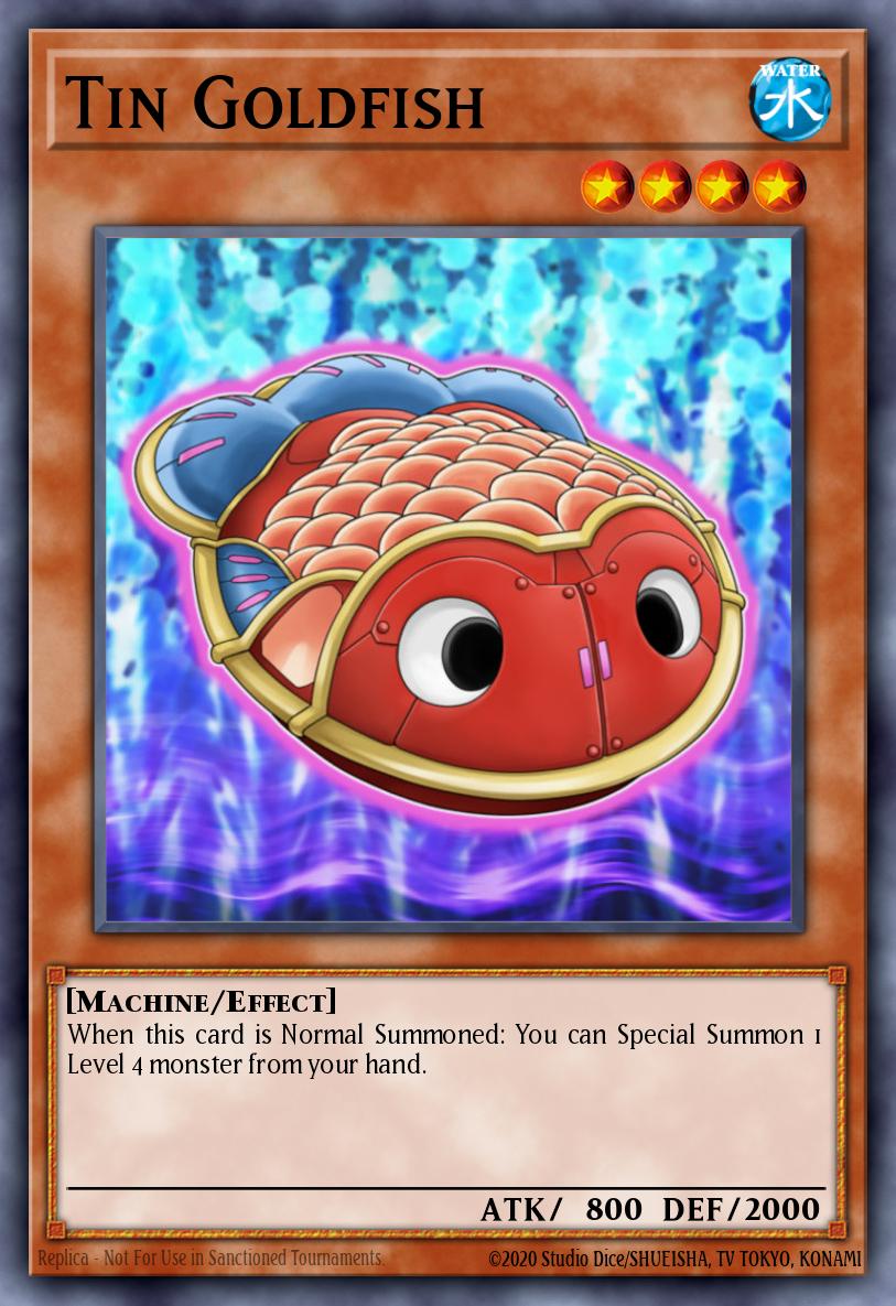 Tin Goldfish Yu-Gi-Oh card