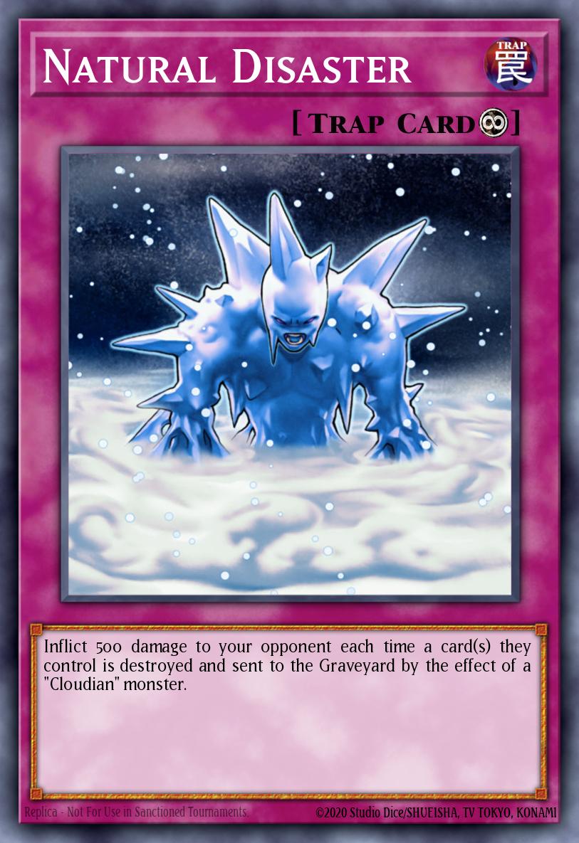 Natural Disaster Yu-Gi-Oh card