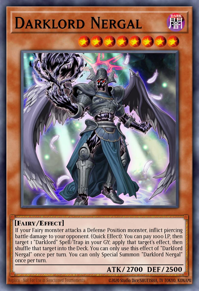 Darklord Nergal Yu-Gi-Oh card