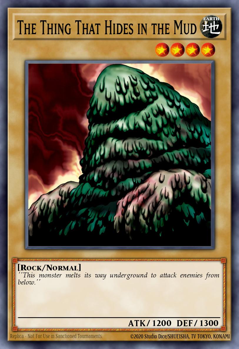 The Thing That Hides in the Mud Yu-Gi-Oh card