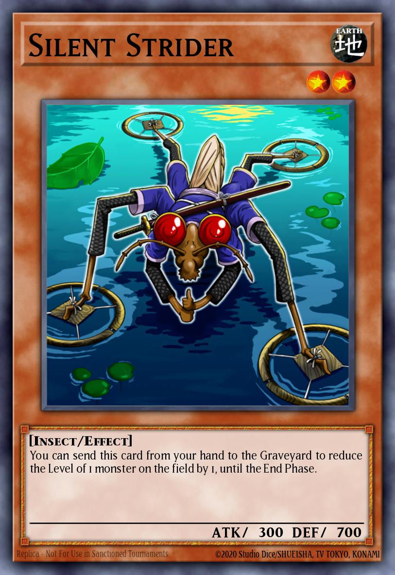 Silent Strider Yu-Gi-Oh card