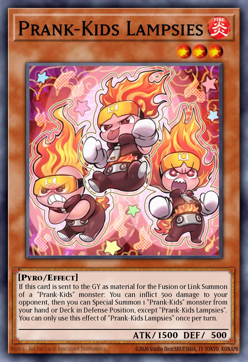 Prank-Kids Lampsies Yu-Gi-Oh card