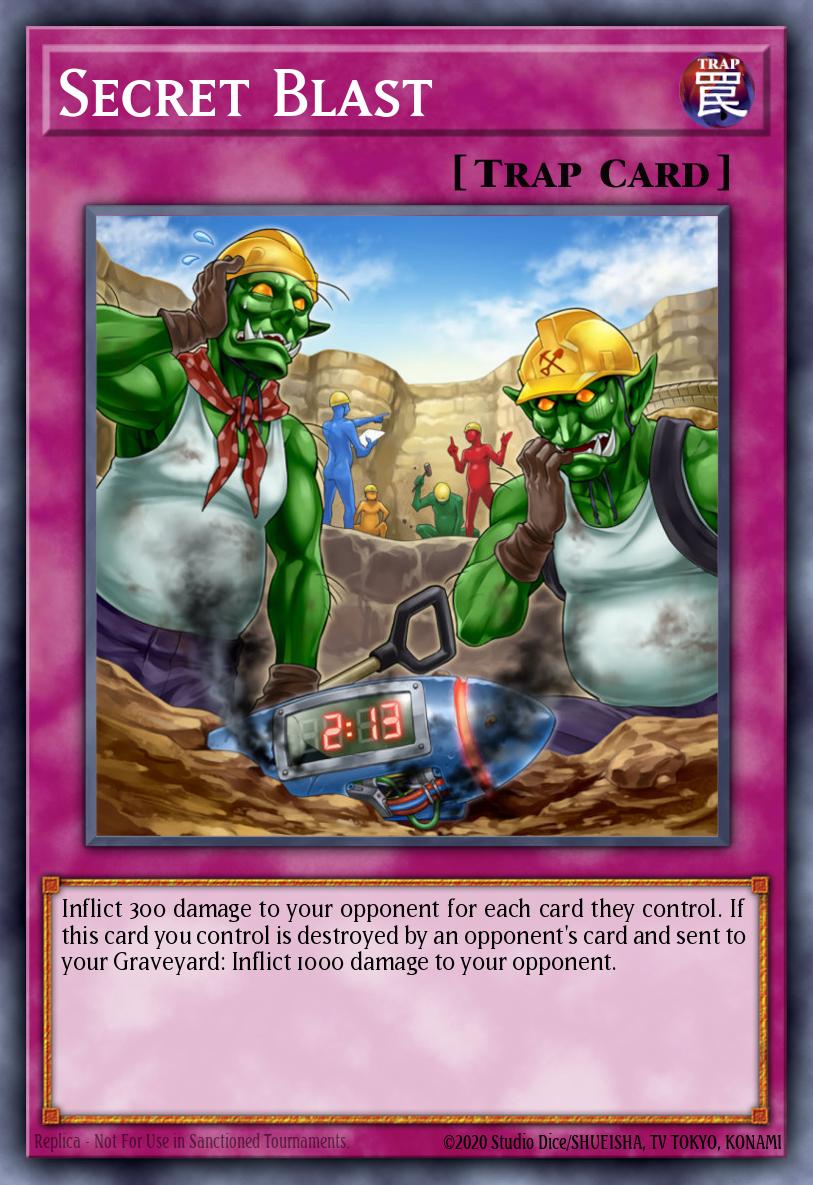 Secret Blast Yu-Gi-Oh card