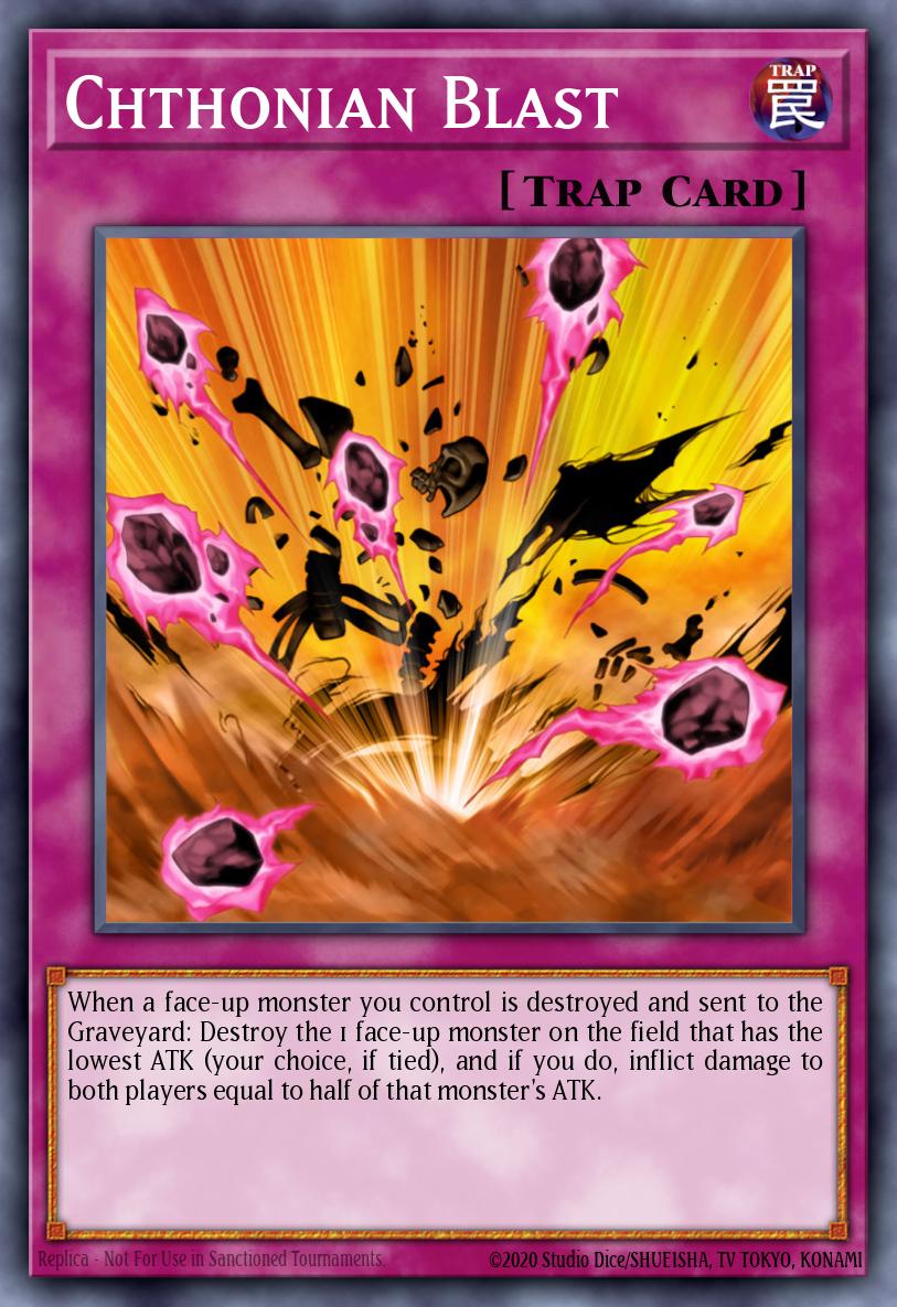 Chthonian Blast Yu-Gi-Oh card