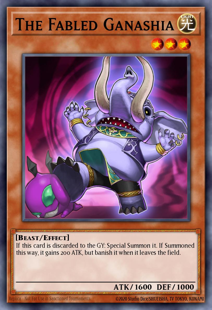 The Fabled Ganashia Yu-Gi-Oh card