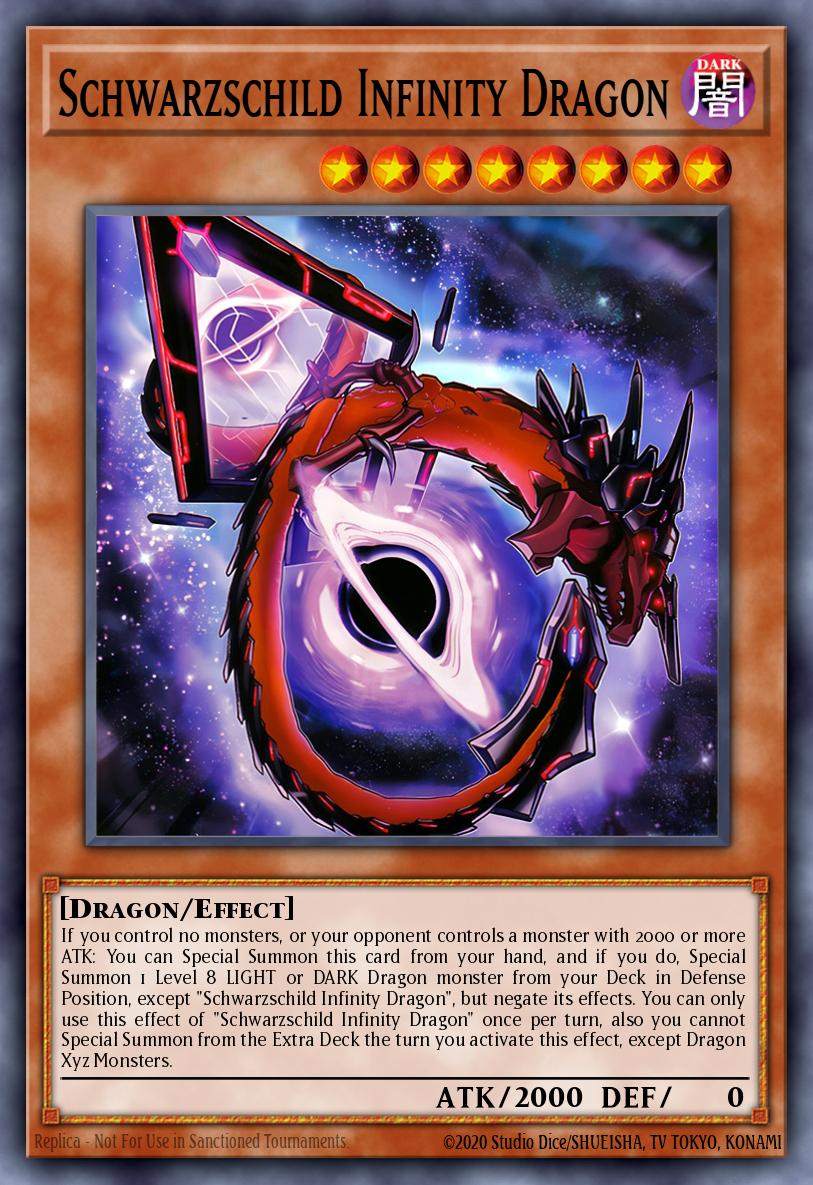 Schwarzschild Infinity Dragon Yu-Gi-Oh card