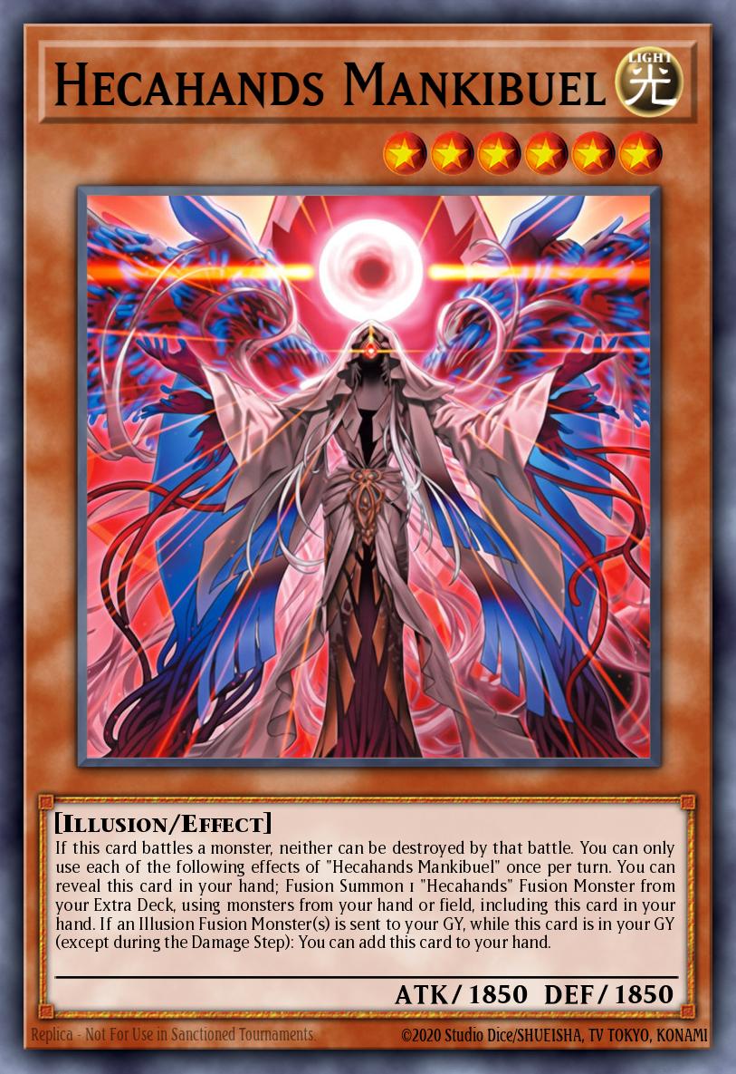 Hecahands Mankibuel Yu-Gi-Oh card