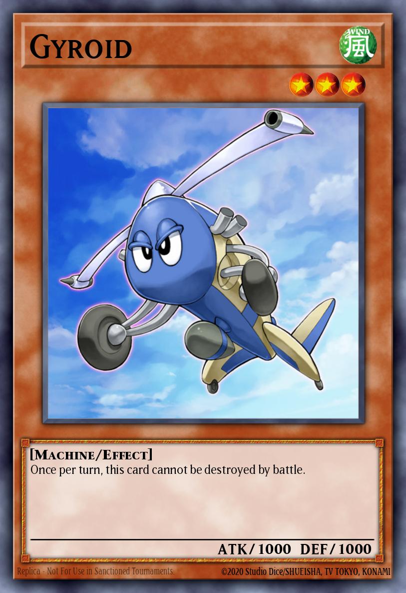 Gyroid Yu-Gi-Oh card