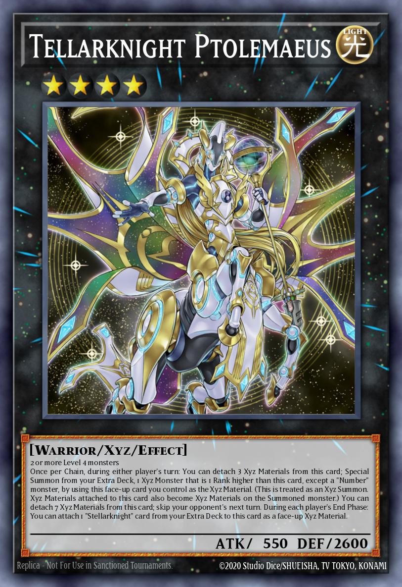 Tellarknight Ptolemaeus Yu-Gi-Oh card