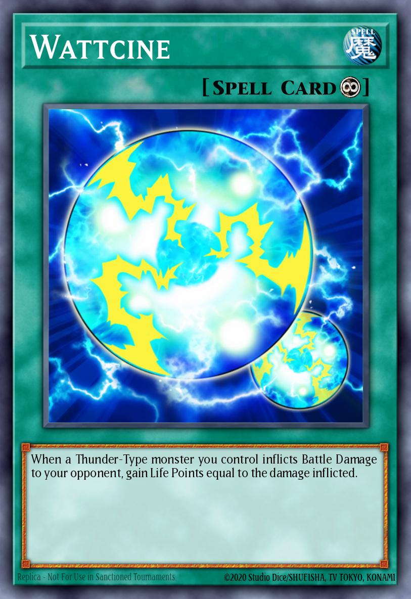 Wattcine Yu-Gi-Oh card