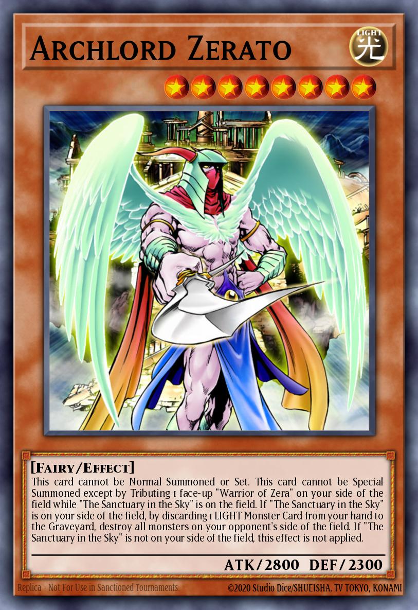 Archlord Zerato Yu-Gi-Oh card