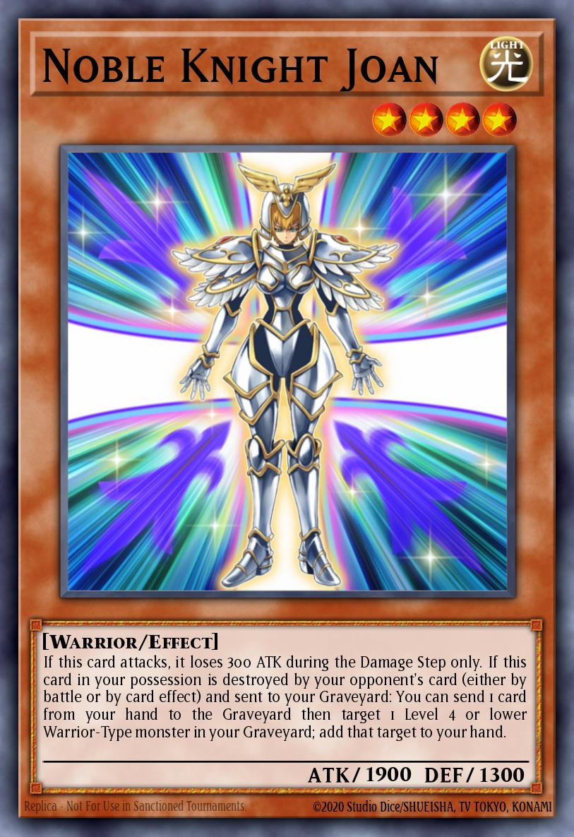 Noble Knight Joan Yu-Gi-Oh card