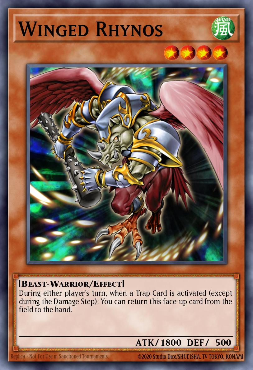 Winged Rhynos Yu-Gi-Oh card
