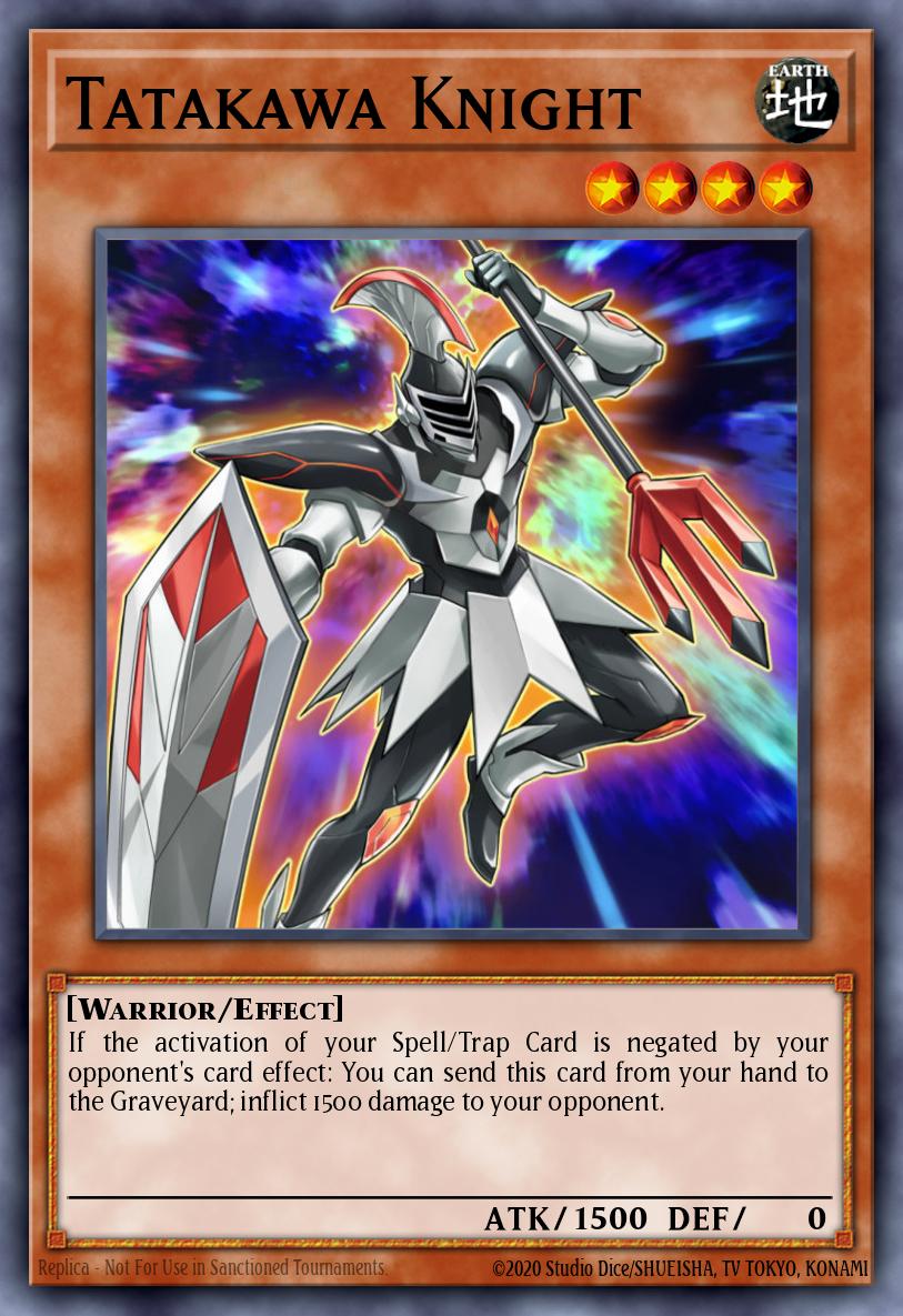 Tatakawa Knight Yu-Gi-Oh card