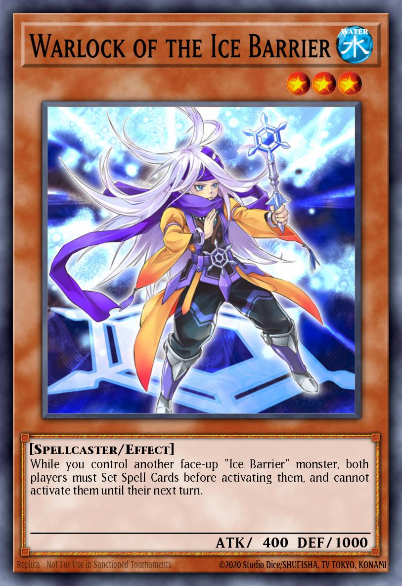 Warlock of the Ice Barrier Yu-Gi-Oh card