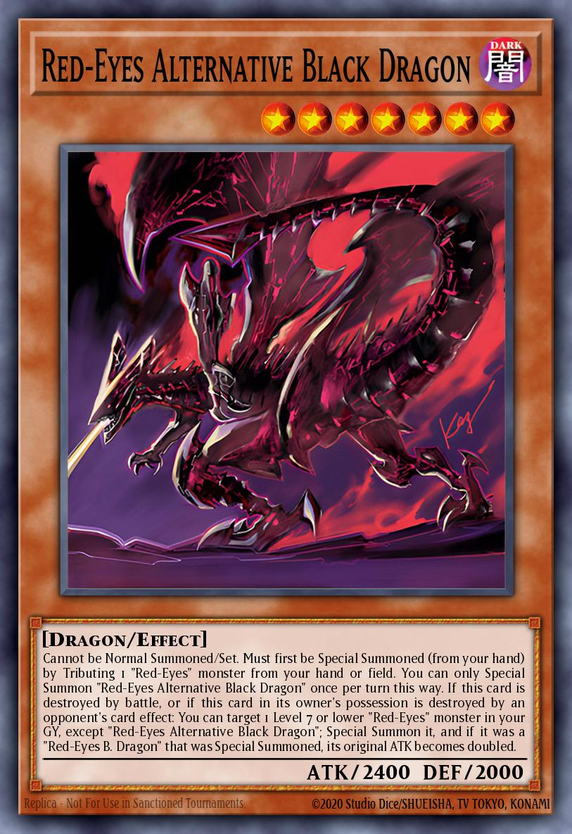 Red-Eyes Alternative Black Dragon Yu-Gi-Oh card