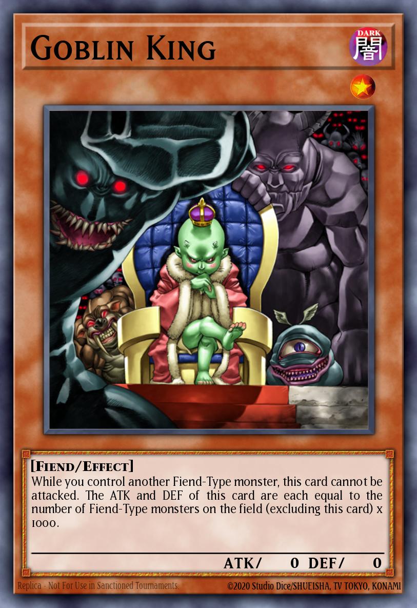 Goblin King Yu-Gi-Oh card
