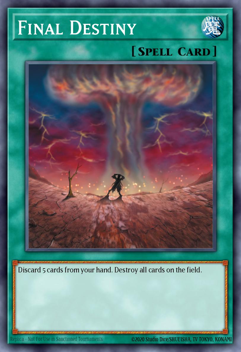 Final Destiny Yu-Gi-Oh card