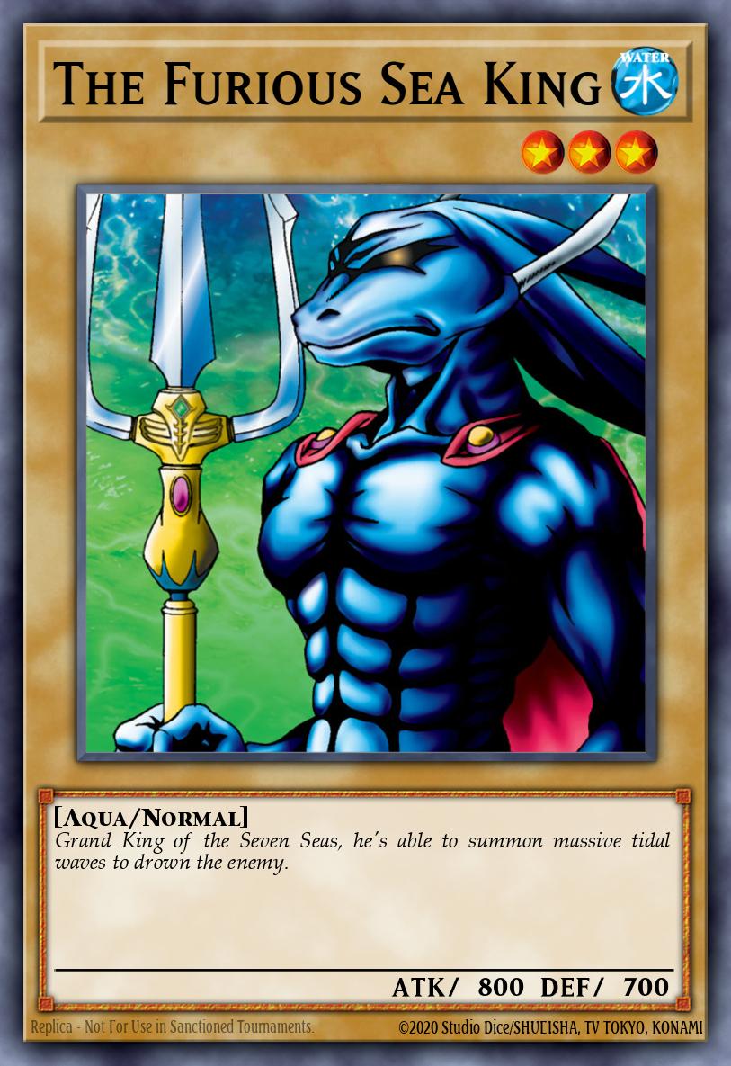The Furious Sea King Yu-Gi-Oh card