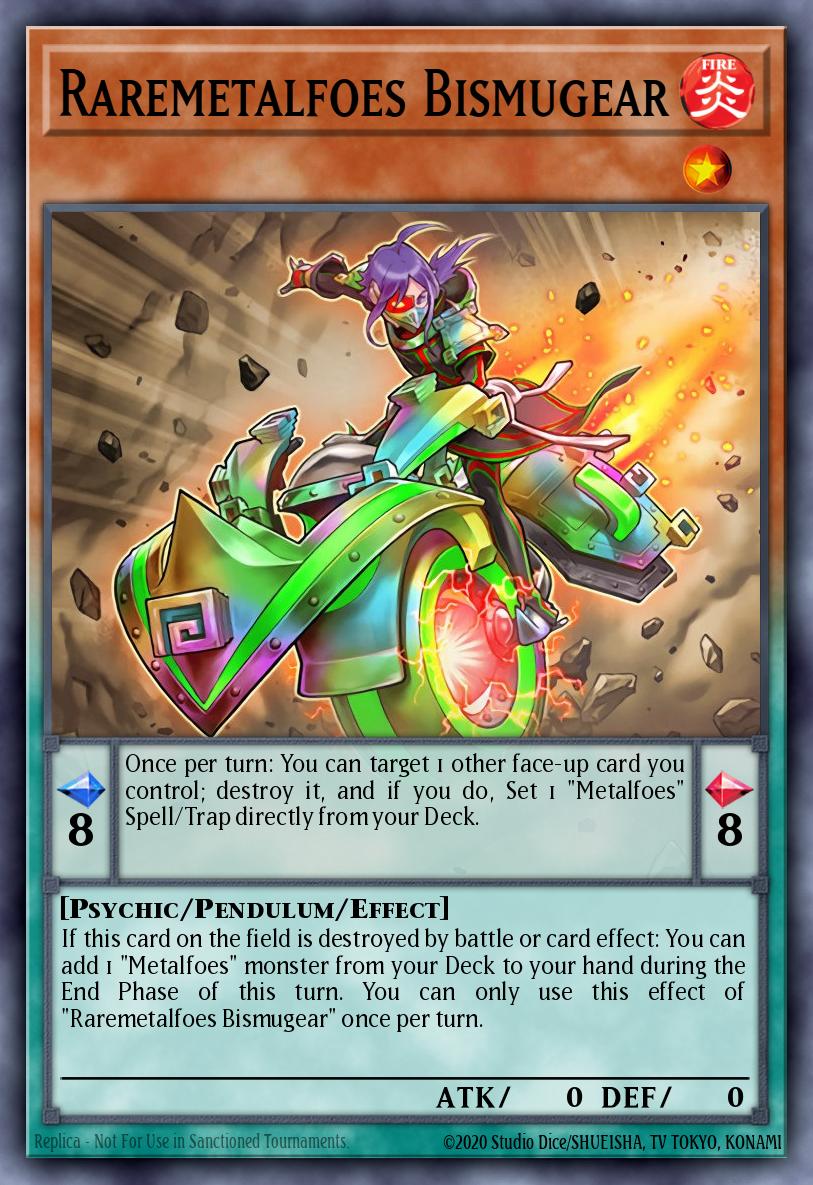 Raremetalfoes Bismugear Yu-Gi-Oh card