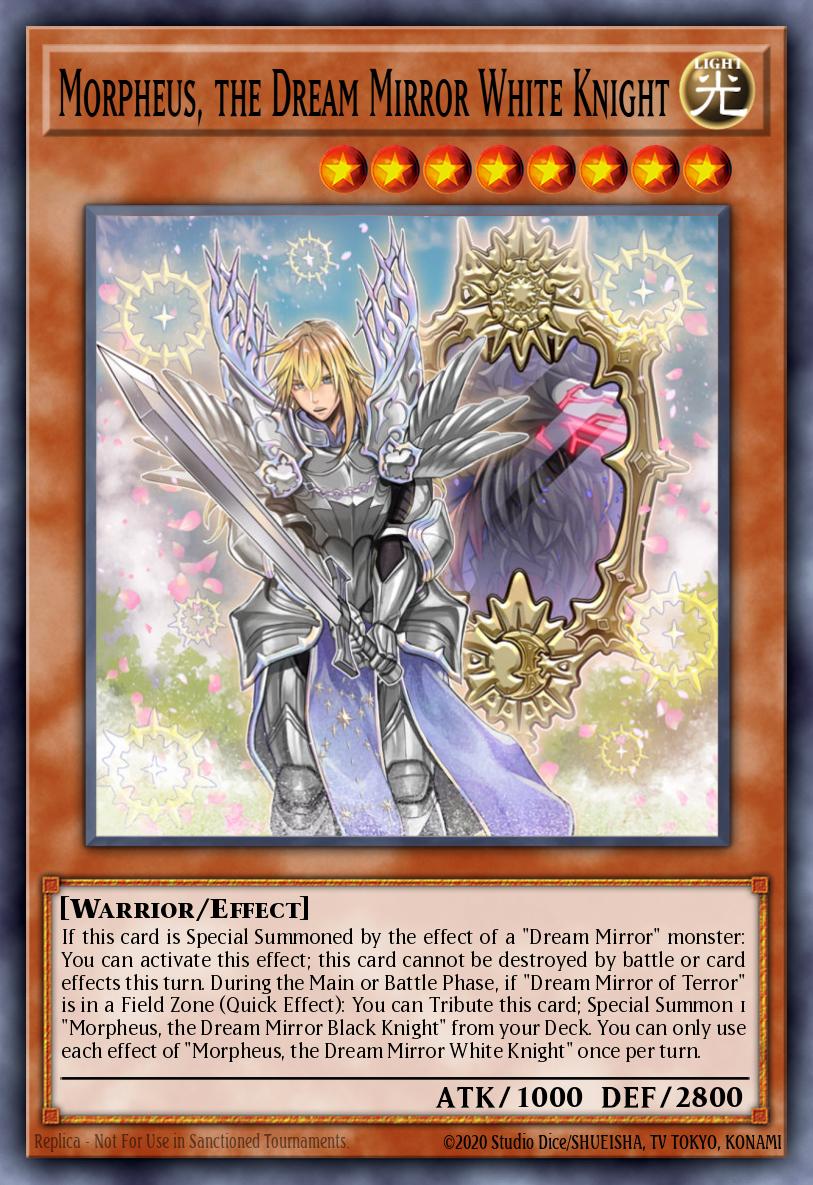 Morpheus, the Dream Mirror White Knight Yu-Gi-Oh card
