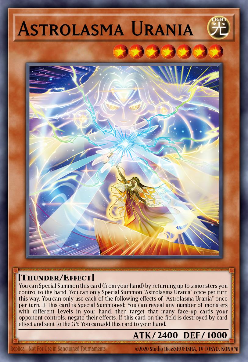 Astrolasma Urania Yu-Gi-Oh card