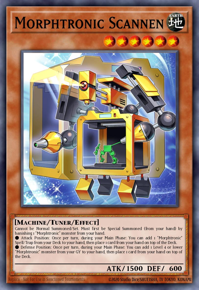 Morphtronic Scannen Yu-Gi-Oh card