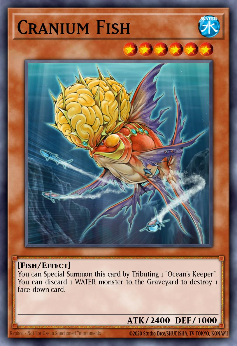 Cranium Fish Yu-Gi-Oh card