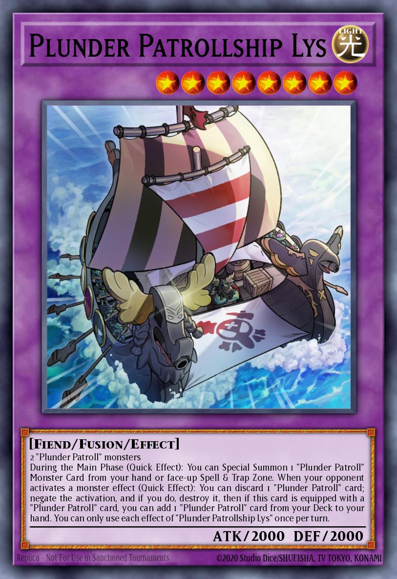 Plunder Patrollship Lys Yu-Gi-Oh card