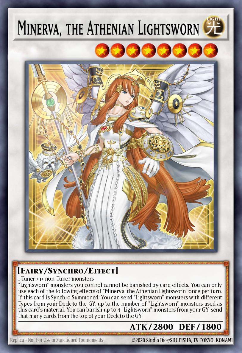 Minerva, the Athenian Lightsworn Yu-Gi-Oh card