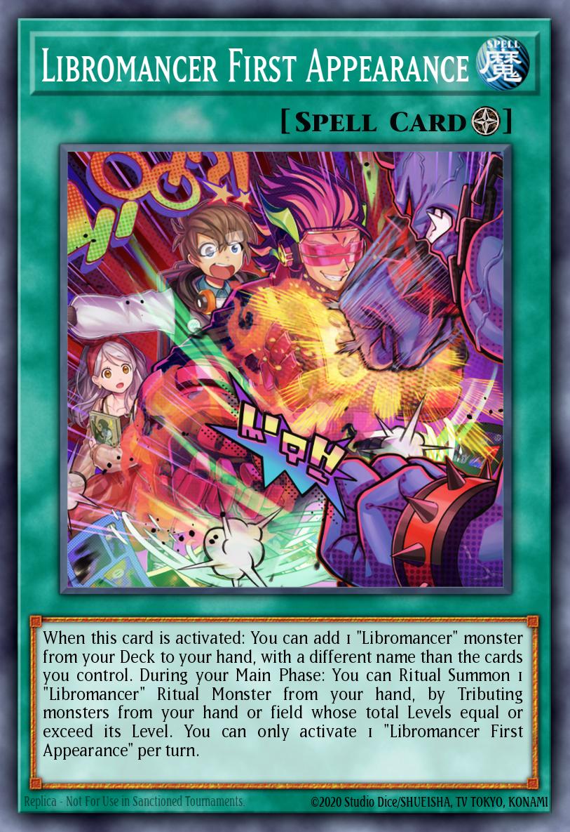 Libromancer First Appearance Yu-Gi-Oh card