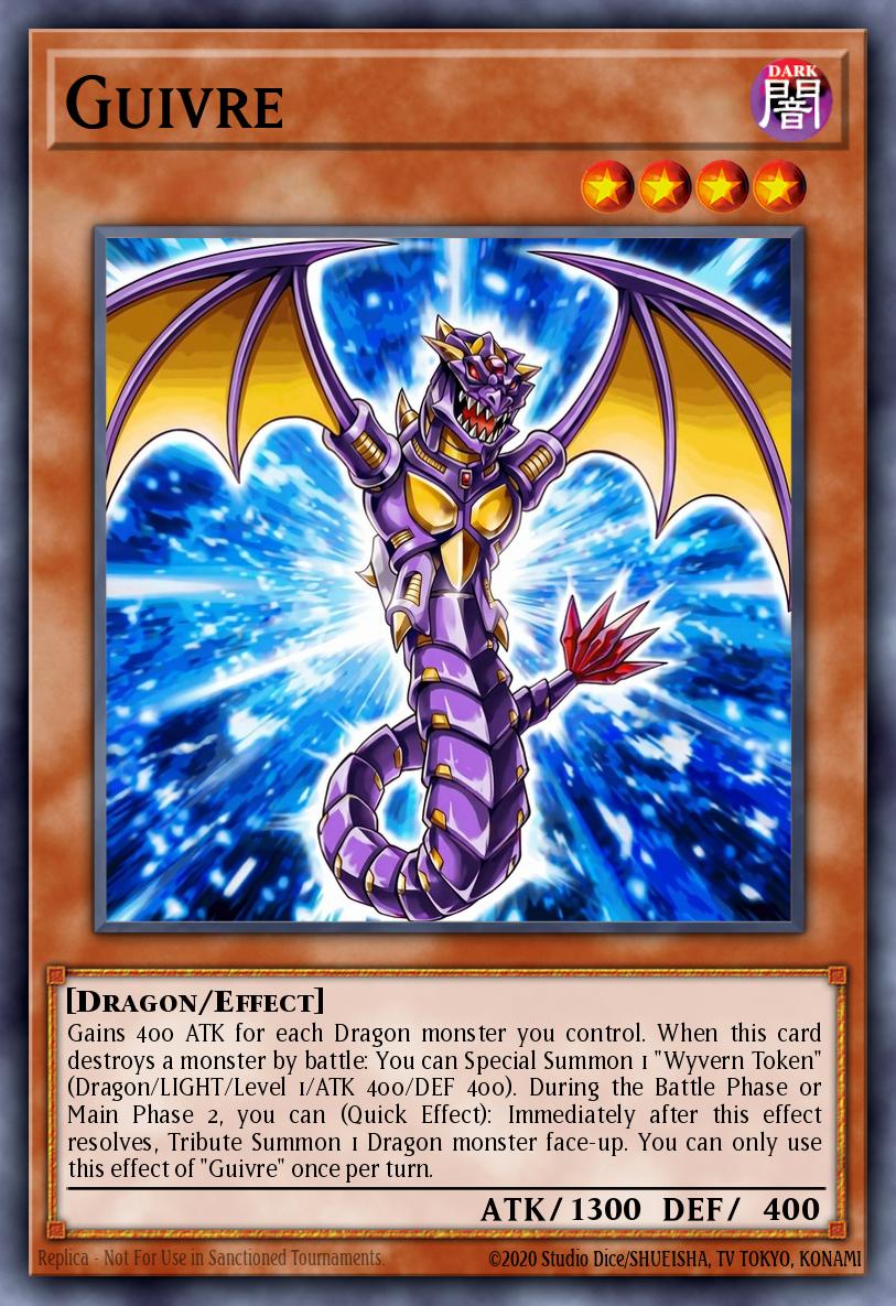 Guivre Yu-Gi-Oh card