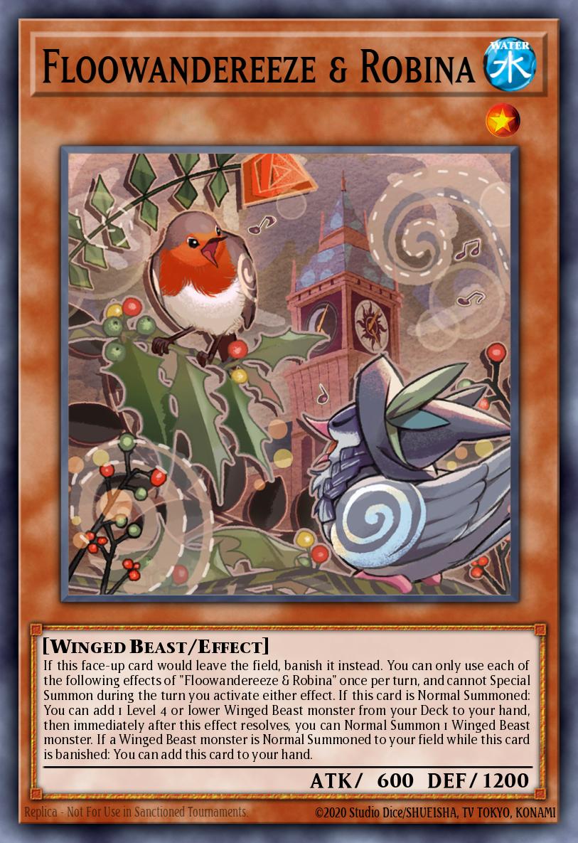 Floowandereeze & Robina Yu-Gi-Oh card